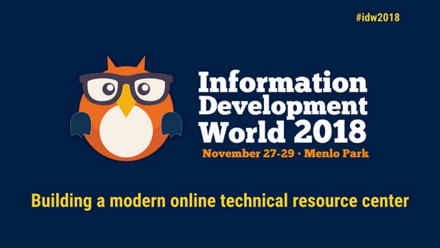 [Panel] Convincing Your Company to Improve Your Technical Resource Center