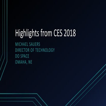 Highlights from CES 2018