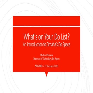 What's On Your Do List?