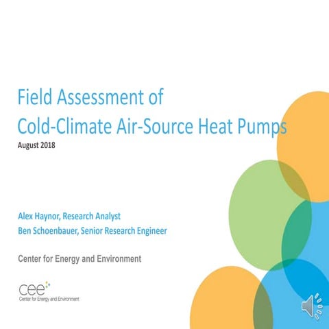 Field Assessment of Cold-Climate Air-Source Heat Pumps