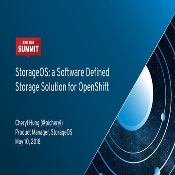 StorageOS: a Software Defined Storage Solution for OpenShift