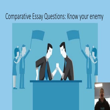 2018   comparative essay questions - know your enemy