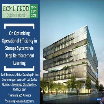 On Optimizing Operational Efficiency in Storage Systems via Deep Reinforcemen...