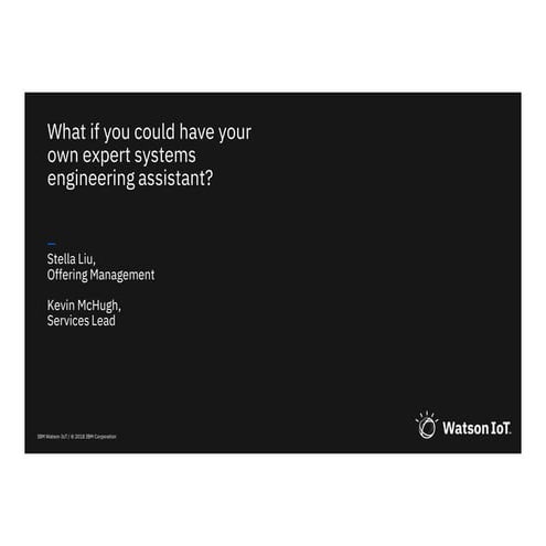 2018   ibm agile engineering summit - spotlight presentation