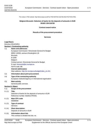 ING en Fortis mogen geld Europese Commissie beheren