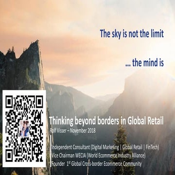 2018 - Thinking beyond borders in Global Retail Import Export Trade