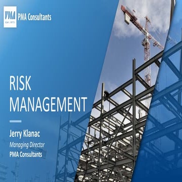 Risk Management Processes from Jerry Klanac