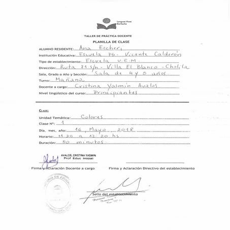 2018 - TPD- Planilla de Clase 1 - Eccheri