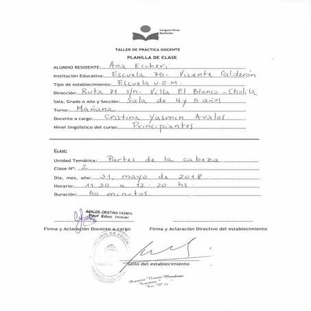 2018 - TPD - Planilla de Clase 2 - Eccheri