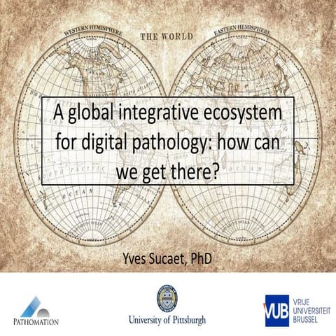 A global integrative ecosystem for digital pathology: how can we get there?