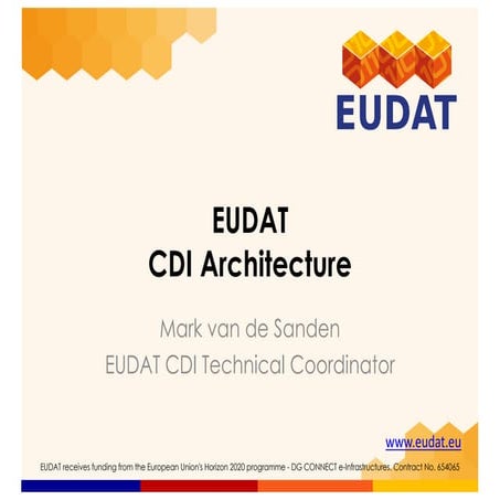 EUDAT CDI Architecture