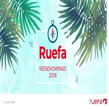 Ruefa Reisekompass 2018