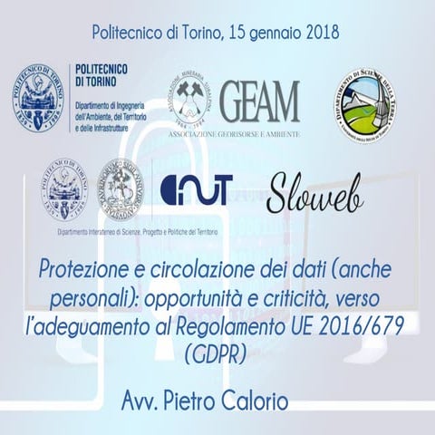 Protezione e circolazione dei dati - opportunità e criticità verso l'adeguame...