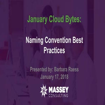 Massey Consulting Sage Intacct Naming Convention Best Practices