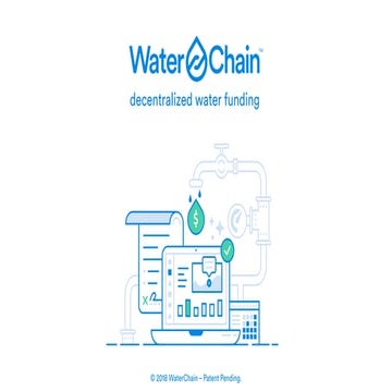 February 15, 2018 Tokenized Ownership in Water Treatment Facilities