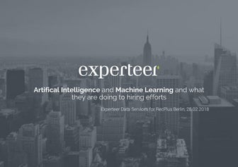 Artifical Intelligence and Machine Learning and what they are doing to hiring...