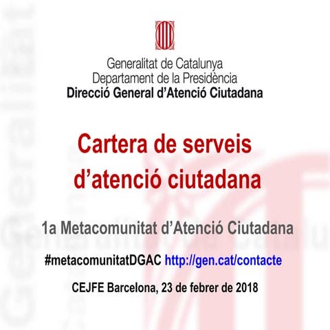 Cartera de serveis d’atenció ciutadana