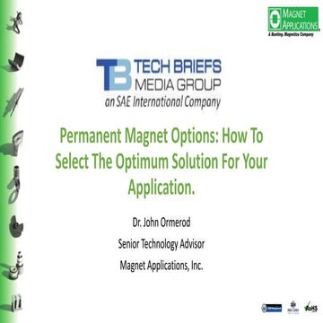 Permanent Magnet Options: How To Select The Optimum Solution For Your ...