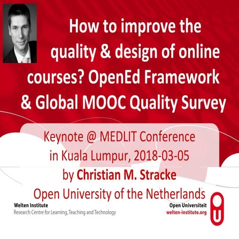 2018-03-05 Keynote Quality Design Online Courses OpenEd Framework Mooc Survey...