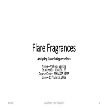 2018 03 11 - Flare Fragrances - Vishwas Sakhe
