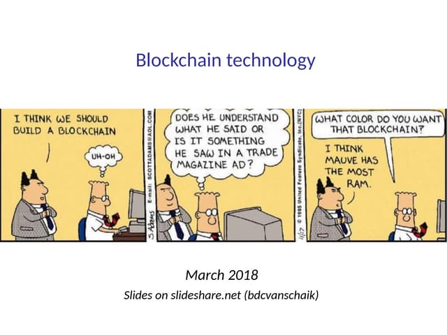 Blockchain introduction