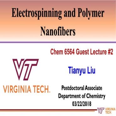 20180323 electrospinning and polymer nanofibers