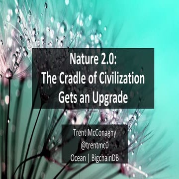 [Energy/abundance edition] Nature 2.0: The Cradle of Civilization Gets an Upg...