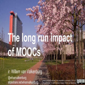 The long run impact of MOOCs