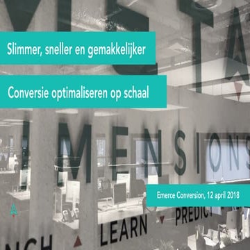 Metadimensions presentations