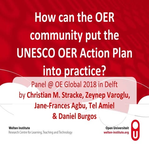 2018-04-24 OE Global OER Community for UNESCO OER Action Plan Stracke et al
