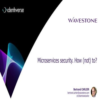 Identiverse - Microservices Security