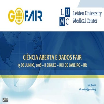 Ciência aberta e dados FAIR