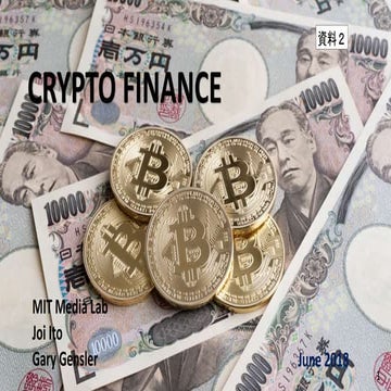 Japan FSA 4th Study Group on Virtual Currency Exchanges - Gary Gensler