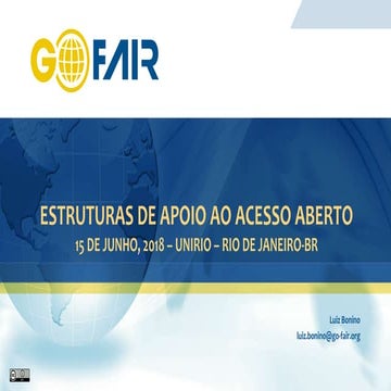 Estruturas de apoio ao acesso aberto