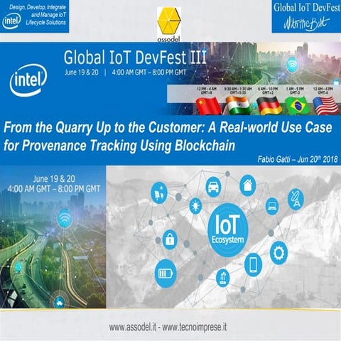 A real use case of Provenance tracking using Blockchain