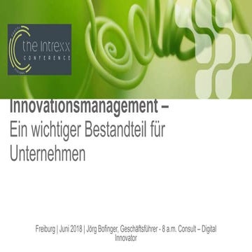 Innovationsmanagement_Intrexx_Conference_2018