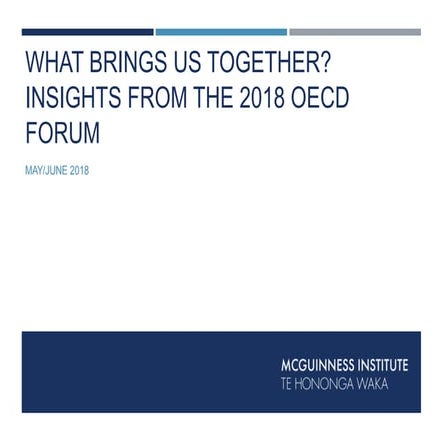 McGuinness Institute Research Trip Update