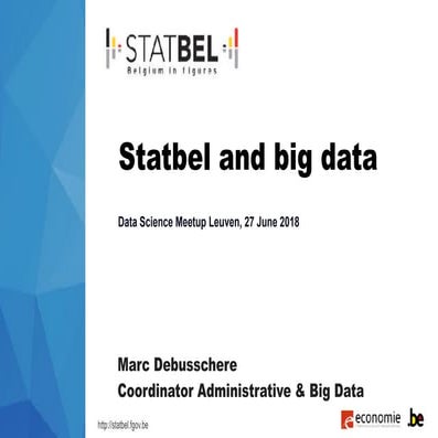 Statbel and big data