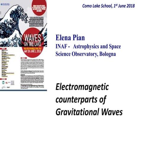 Electromagnetic counterparts of Gravitational Waves - Elena Pian