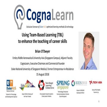 Enhancing Career Skill Education & Advising Using Team-Based Learning 