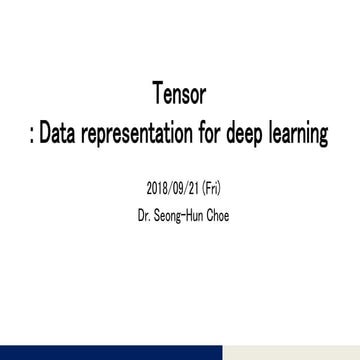 Tensor Explained