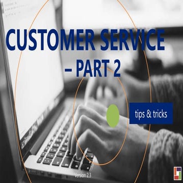 20181001 customer service  part 2 v 2.3