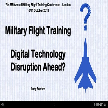 Military Flight Training - Digital Technology Disruption Ahead?