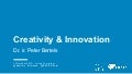 Creativity and Innovation