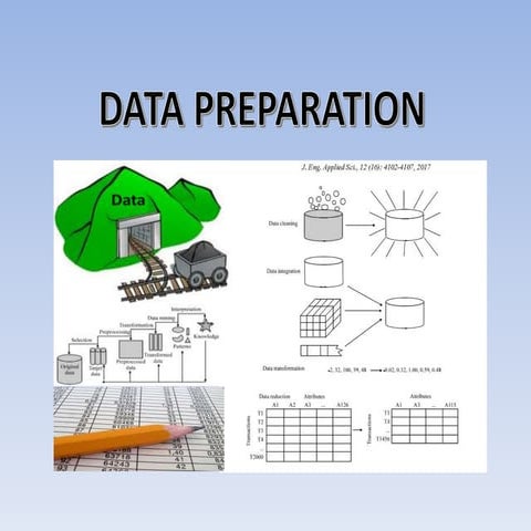 data preparation presentation data preparation presentation | PPT