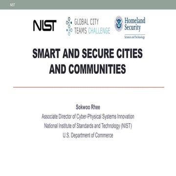 Smart and Secure Cities and Communities 