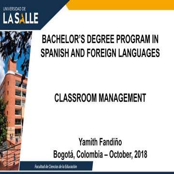 2018 10 23   classroom management