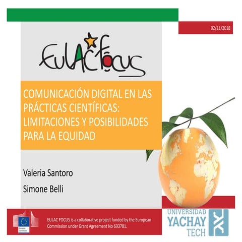 Comunicación Digital en las prácticas cientificas