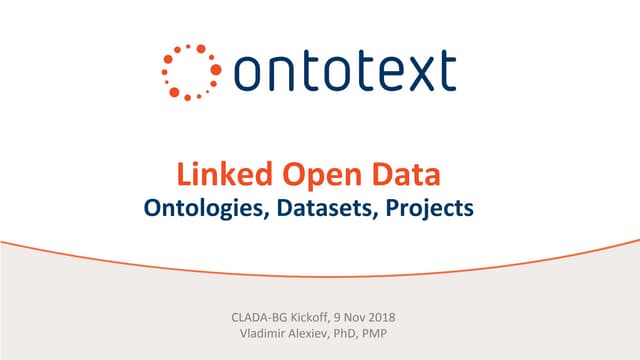Linked Open Data and Ontotext Projects
