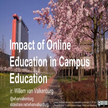 Impact online on campus education 